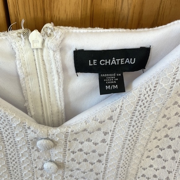 Le Chateau Lined Lace Dress - Picture 3 of 9